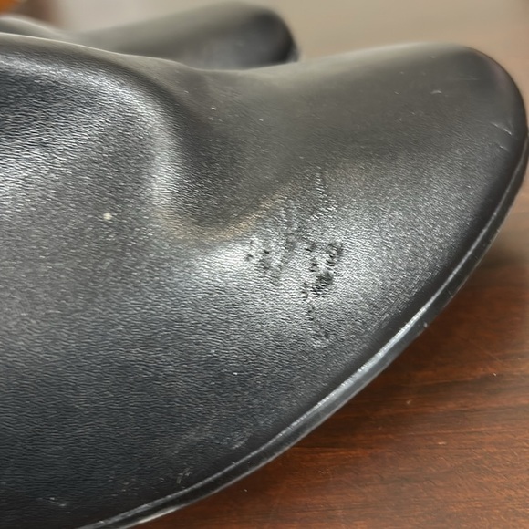 Aldo Catera Black Knee High Boots Faux Leather Size 11 - Picture 6 of 17